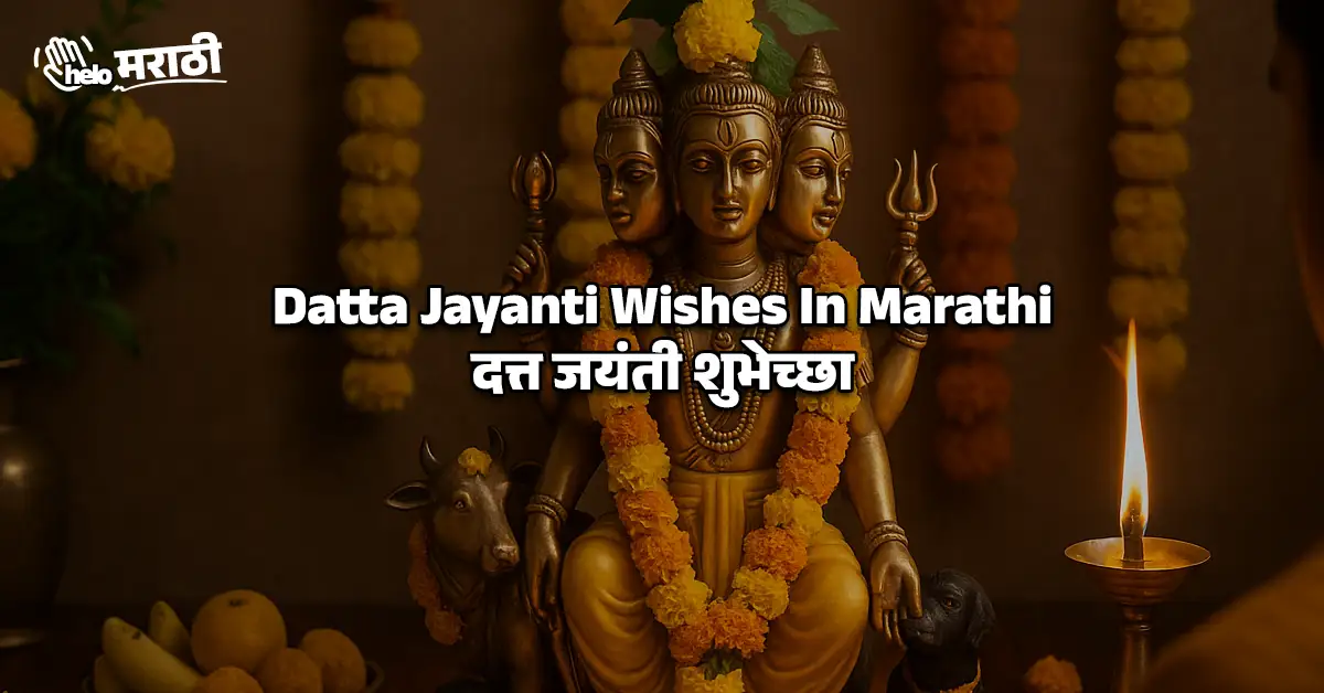 Datta Jayanti Wishes In Marathi | दत्त जयंती शुभेच्छा